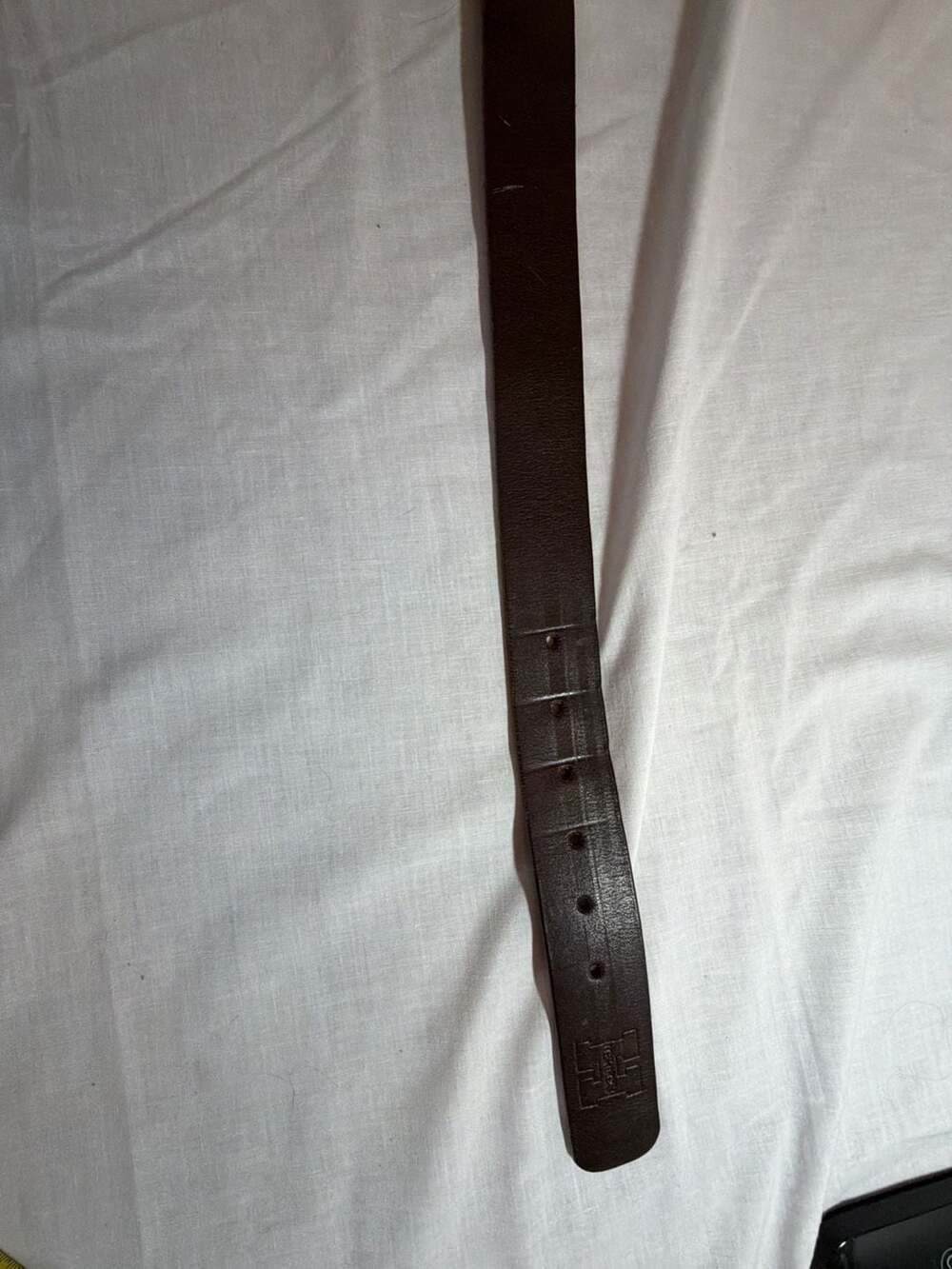 Vintage Hermès Etriviere Buckle Brown Leather Belt - Picture 9 of 12